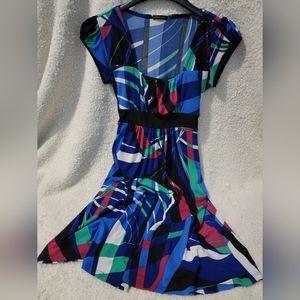 Maurices A line Multi color dress. Size Small. NWOT.